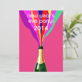 Silvester-Party Einladung (Stehend Vorderseite)