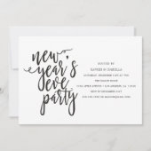 Silvester-Party Einladung (Vorderseite)