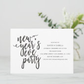 Silvester-Party Einladung (Stehend Vorderseite)
