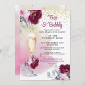 Silvester-Party Einladung (Vorne/Hinten)