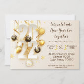 Silvester-Party Einladung (Vorderseite)