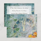 Silvester-Party Einladung (Vorne/Hinten)