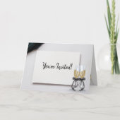 Silvester Party Einladung (Vorderseite)