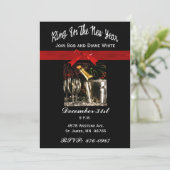 Silvester-Party Einladung (Stehend Vorderseite)