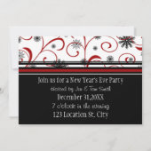 Silvester-Party Einladung (Rückseite)