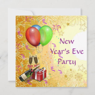Silvester-Party Einladung