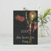 Silvester-Party Einladung (Stehend Vorderseite)