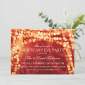 Silvester Party Einladung (Stehend Vorderseite)