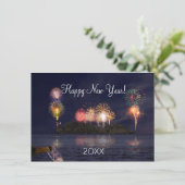 Silvester-Party Einladung (Stehend Vorderseite)