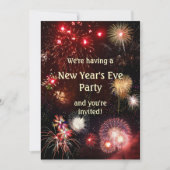 Silvester-Party Einladung (Vorderseite)