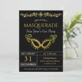 Silvester-Party Einladung (Stehend Vorderseite)