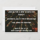 Silvester-Party Einladung (Vorderseite)