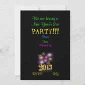 Silvester Party Einladung Feuerwerk 2013 (Rückseite)