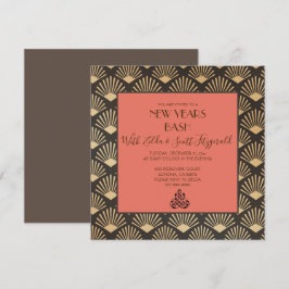 Silvester Party Einladung Gatsby Vintag Deko