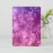 Silvester Party Einladung Mix Colors Bokeh 6 (Stehend Vorderseite)