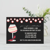 Silvester-Party Einladungen (Stehend Vorderseite)