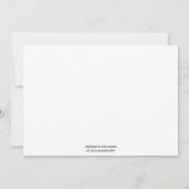 Silvester-Party Einladungen (Rückseite)