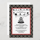 Silvester-Party Einladungen (Vorne/Hinten)