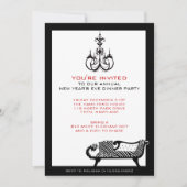 Silvester-Party Einladungen (Vorderseite)