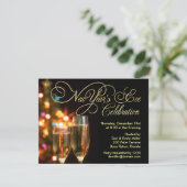 Silvester-Party Einladungen (Stehend Vorderseite)