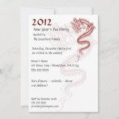 Silvester-Party Einladungen 2012 (Vorderseite)