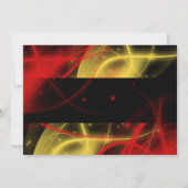 Silvester-Party Einladungen mit Lichtbruch (Rückseite)