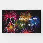Silvester Party Fireworks Banner (Horizontal)
