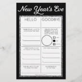 Silvester Party Game Hallo Auf Wiedersehen (Vorderseite)