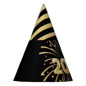 Silvester Party Gold Black 2024 Party Hat Partyhütchen (Links)