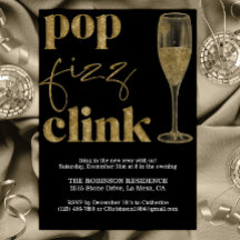 Silvester Party Gold Sparkle Cheers