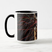 Silvester Party Hunde Fireworks Combo-Tasse Tasse (Links)