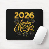 Silvester Party liefert 2026 glückliches neues Jah Mousepad (Mit Mouse)