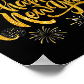 Silvester Party liefert 2026 glückliches neues Jah Poster (Ecke)