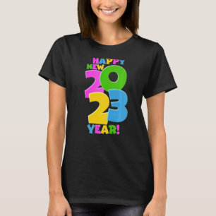 Silvester Party liefert glücklich Neues Jahr 2023 T-Shirt