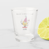 Silvester Party Niedlich Funny Happy Emoji Schnapsglas (Rückseite)