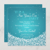 Silvester Party Night Sparkasse Einladung (Vorne/Hinten)