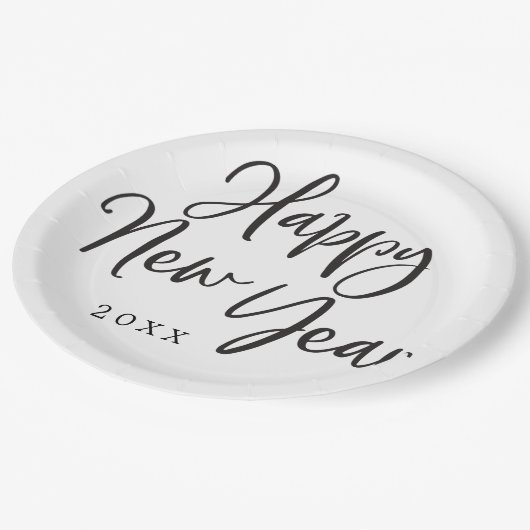 Silvester Party Paper Teller (Schrägansicht)