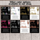 Silvester Party Sparkle Rose Gold Cheers Einladung