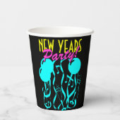 Silvester-Party-Zollbecher Pappbecher (Rückseite)