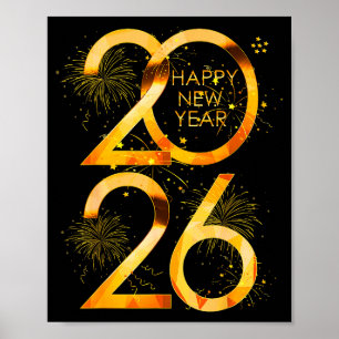 Silvester-Partyartikel 2026 Familie Matching Poster