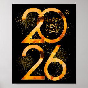 Silvester-Partybedarf 2026 Familie Zusammenpassend Poster