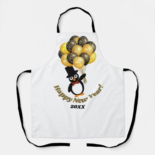 Silvester Pinguin All-over-Print-Schürze Schürze (Vorderseite)
