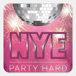 Silvester Quadratischer Aufkleber