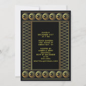 Silvester Roaring 20's Couple Party, ZRP Einladung (Rückseite)