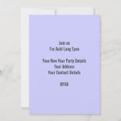 Silvester Scottish Hogmanay Party 20xx Einladung (Rückseite)