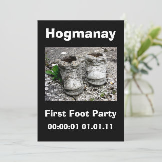 Silvester Scottish Hogmanay Party Einladung
