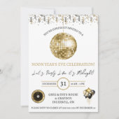 Silvester, Silvesterabend des Kindes - Party Einladung (Vorderseite)