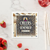 Silvester Standard Cocktail Serviette (Beispiel)