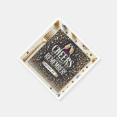 Silvester Standard Cocktail Serviette (Ecke)