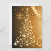 Silvesterabend-Feier-flache Einladung (Rückseite)